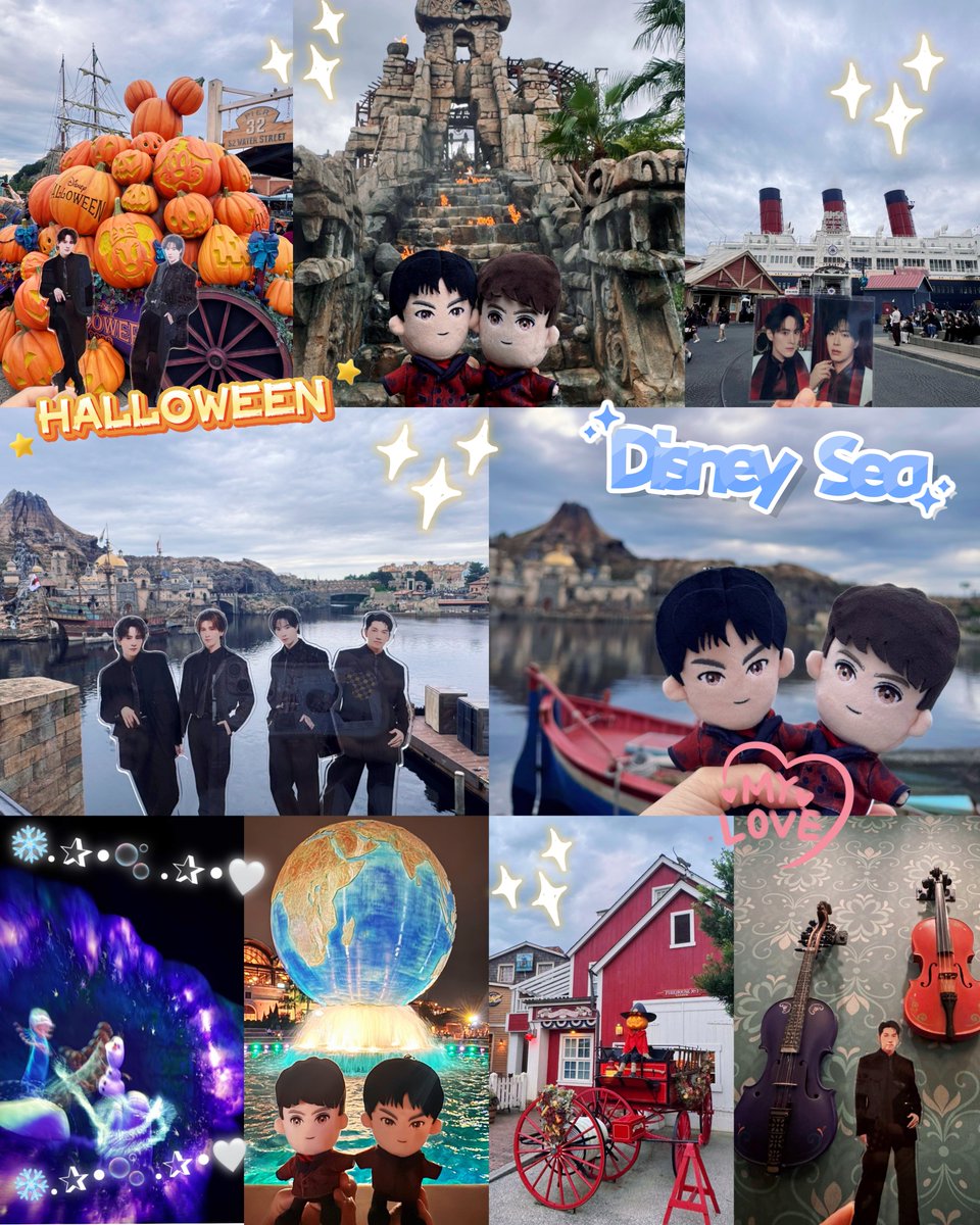sh0_0an's tweet photo. 𝗗𝗶𝘀𝗻𝗲𝘆 𝘀𝗲𝗮🐭🚢🌎🧜‍♀️🎃
久しぶりに行けた(˶>⩊<˶)💗
武道館翌日に(笑)
ファンタジースプリングスがオープン
してから初︎だった🌟
どこに行ってもアクスタとかぬいと
写真撮ってて笑う🤭 https://t.co/SYFjMB8fSD