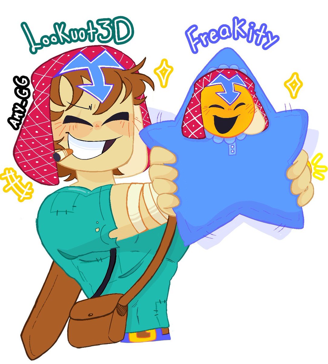 AmyMarisolvsl's tweet photo. Al fin termine otro pendiente sobre Verity x lookout3D y Freakity antes que digan algo yo solo lo dibuje porque me pidieron jsjakaja por favor apóyame eso sería una gran ayuda para 🫂🫂💗y seguir publicando más dibujos 💗💗 https://t.co/7InCZXgg1l