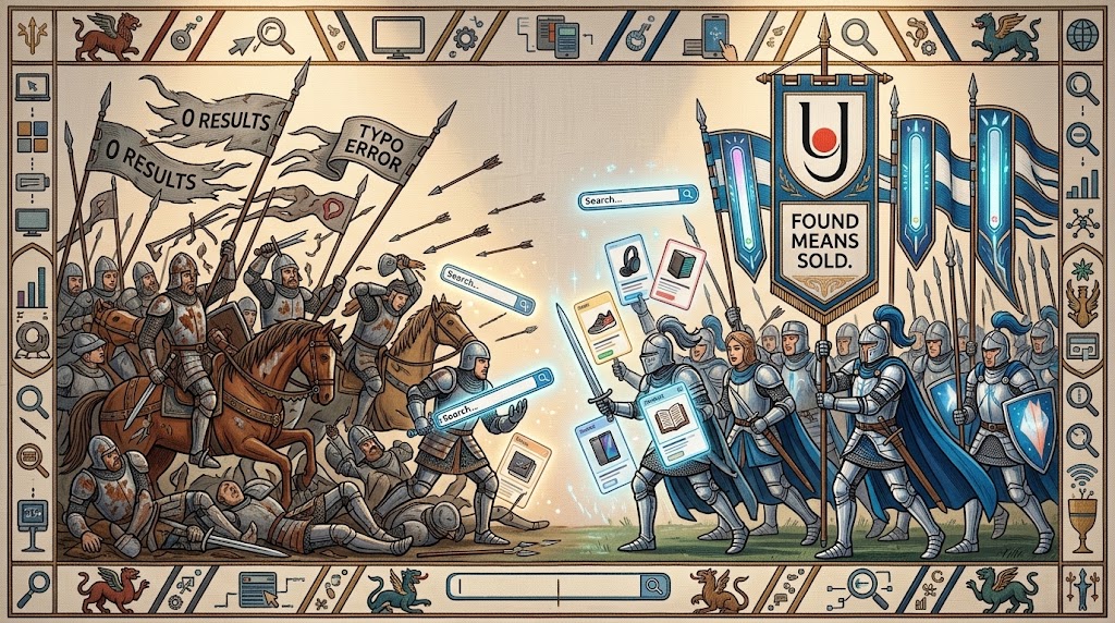 eywora_app's tweet photo. Your shop is at war, and most stores send in the wrong army.
🛡️ "0 results"
🛡️ "Did you mean…?" that never helps
🛡️ Typos that end the visit
Search that understands your customers wins every time.
Found means sold. ⚔️
#eCommerce #CRO #Search #Shpware #shopware #shopify https://t.co/F2fUM6yIxW