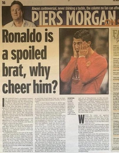 233nkrumah's tweet photo. @piersmorgan @Cristiano You're not consistent PIERS! https://t.co/Yyu9TrzUim
