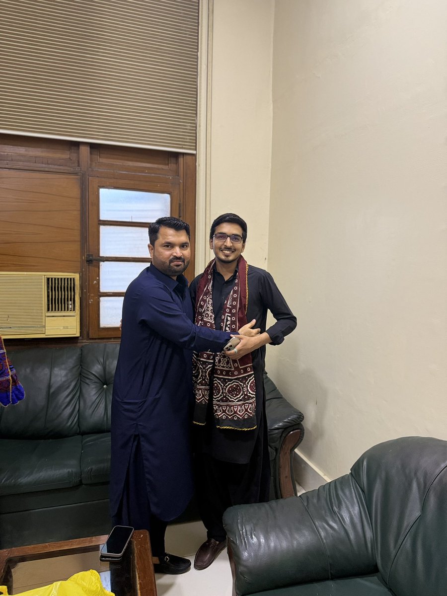 AyazBuriroPPP's tweet photo. Congratulations to the newly appointed President PSF Sindh Safiullah Veesar and General Secretary PSF Sindh Humayoun Arshad

Wishing you both success and strength in your new responsibilities. May you continue to serve students and youth with dedication and commitment.

Best wishes for your new roles!