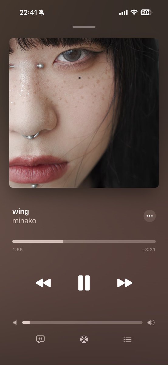 POI_ShishoWB's tweet photo. ふと、この一年、わたしの傍らにどんな音が鳴ってたっけと、アップルミュージックのスタッツを見ていたのですが、去年の今頃はこの曲にめちゃくちゃに食らっていたのでした。 https://t.co/oaGMd6cf14