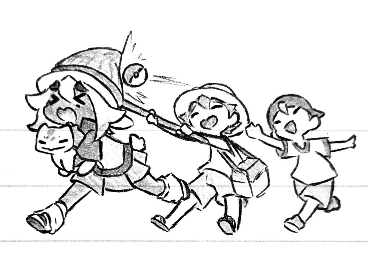 LovvBunn's tweet photo. ✨️🐇some teeny tinnies with the npc trainers!
#pokemon #art #oc https://t.co/4Mie1QYNfb