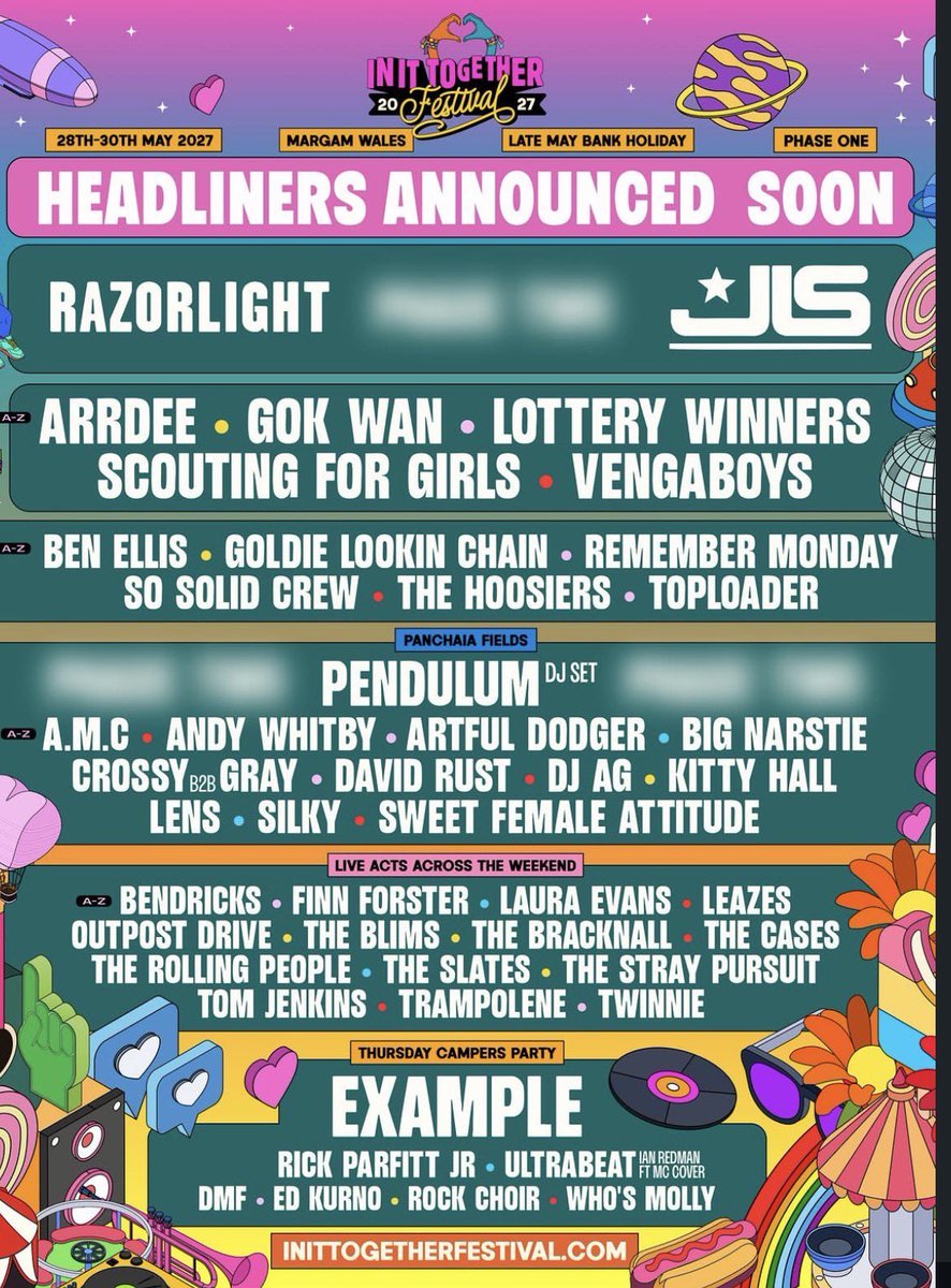 _TheSlates's tweet photo. WALES!

We’ll be making our debut in Wales next May for In It Together festival 

See you in the fields next year x https://t.co/ivzmbYllYk