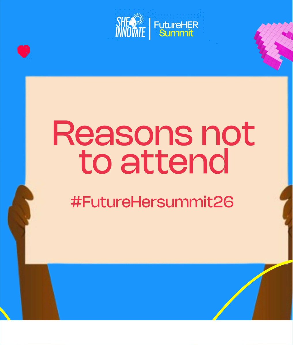 sheinnovate's tweet photo. We could give you reasons not to attend… but honestly, you might regret missing this one. 👀

Because the right room can introduce you to new ideas, new connections, new opportunities, and a version of yourself you haven’t met yet.

Come curious. Come ready. Come as you are. https://t.co/MtttJBqHfo