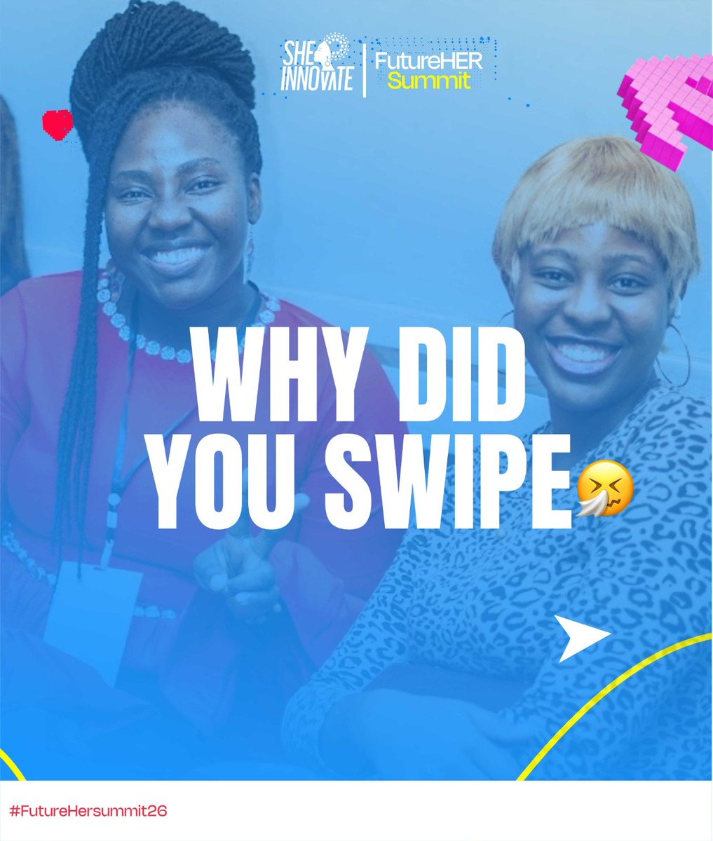 sheinnovate's tweet photo. We could give you reasons not to attend… but honestly, you might regret missing this one. 👀

Because the right room can introduce you to new ideas, new connections, new opportunities, and a version of yourself you haven’t met yet.

Come curious. Come ready. Come as you are. https://t.co/MtttJBqHfo