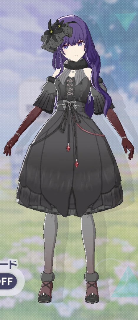 miku_m127's tweet photo. あまりにもデーモンロードに合いすぎていたので共有🎶
アクセは固有なので他キャラ難しいですが😭 https://t.co/QNbn1IxQhR