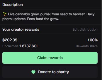 GrowJournalpf's tweet photo. Creator rewards from @pumpfun helped us reach our first upgrade goal of $200 for a 5x5 $GROW tent. Currently running a 4x2 for all seedlings but just the 4 cannabis strains alone will fill the 5x5. The goal is to harvest at least 1lb. The other bonus veggies will stay in the 4x2 https://t.co/yTUtrX1on6