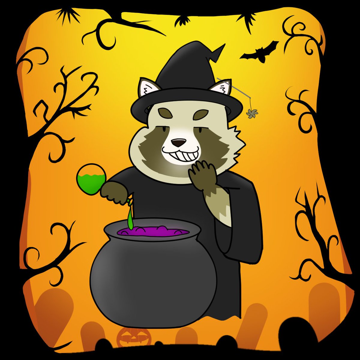 ikaoli9251's tweet photo. ハロウィーンラクガキ-1 https://t.co/t9xCgCQcPC