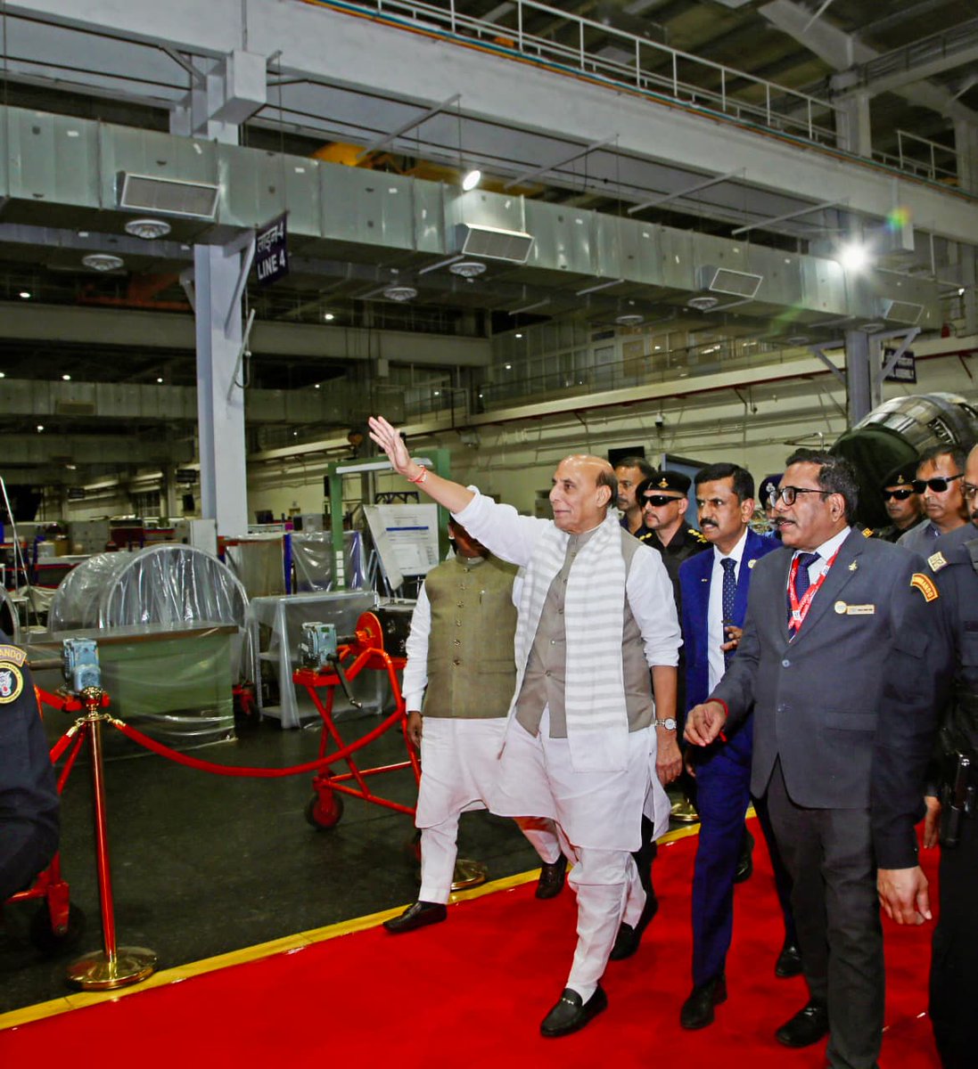 HALHQBLR's tweet photo. Six decades of engineering excellence. 2,000 aero engines. 9,000+ engine overhauls. And a growing indigenous capability in high-thrust engines. HAL Koraput today delivered its 2,000th engine (AL31 FP) in the presence of Hon’ble Raksha Mantri Shri Rajnath Singh, Shri Mohan Charan Mahji, Chief Minister of Odisha, Shri Sanjeev Kumar, Secy (DP),