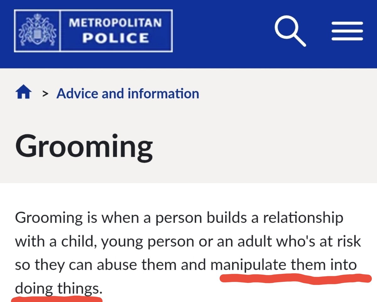 flametosmother's tweet photo. in what world did i insinuate a child is a groomer. I said they were joking about grooming and when they denied it and said that scenario wasn't grooming, I provided evidence that it was, in fact, a common grooming tactic ??? and therefore it was a grooming joke ??? https://t.co/jhdMgIoUWo