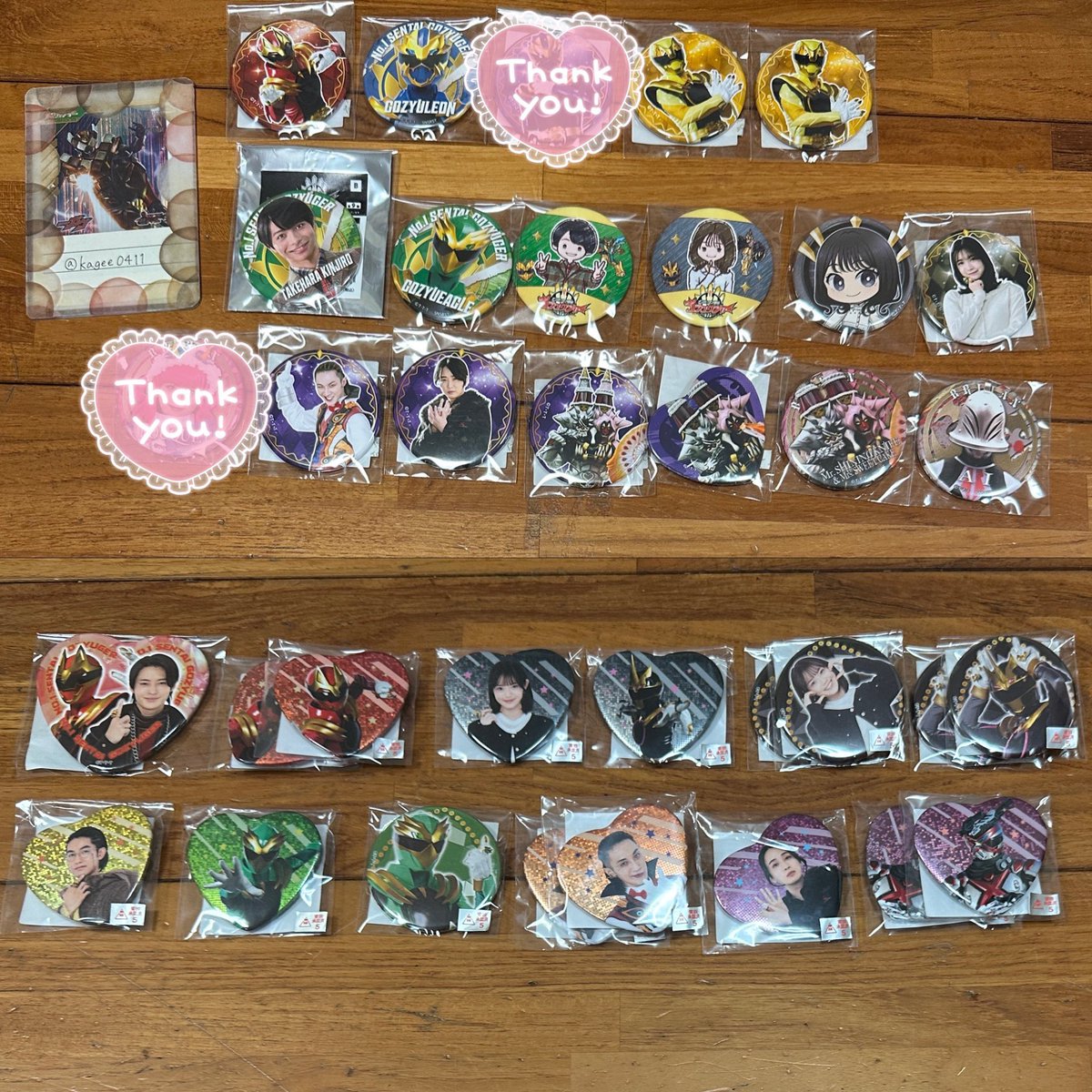 kagee0411's tweet photo. 【交換】
ナンバーワン戦隊ゴジュウジャー

譲)画像1,2,3枚目

求)画像4枚目(❤️最優先、比率違い◎)or
　 同種熊手真白or定価

度々ポスト更新いたします🙇‍♀️
郵送、またはお日にちが合えばイベント等でお手渡し希望です。
お気軽にお声掛けくださいませ。 https://t.co/eKAR7hdHMX