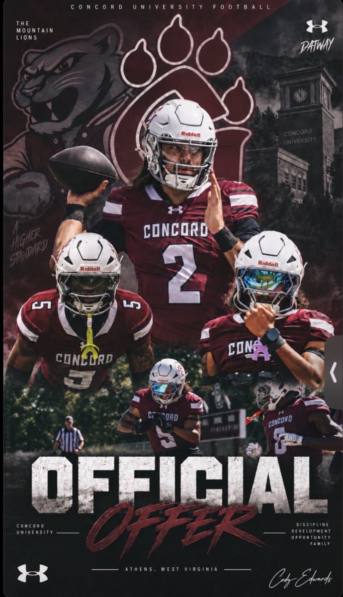 max_howard18's tweet photo. After a good conversation with @KHOWCU im blessed to receive a full ride scholarship offer to Concord!!!! https://t.co/opv5OwQv6y