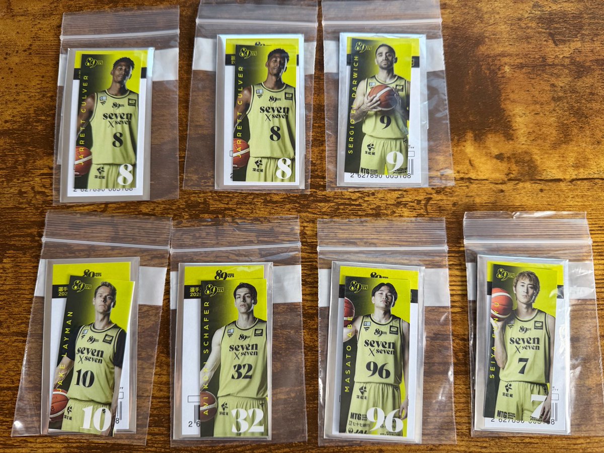 fanky310's tweet photo. 89ers 交換・買取希望

譲)選手ステッカー
7、8、9、10、32、96

求)
24>3、14
定価(まとめての方は値引きいたします)

10月のホームゲームは全て参戦します。
お気軽にコメントください🙇🏻‍♀️ https://t.co/AoVH0NfXte