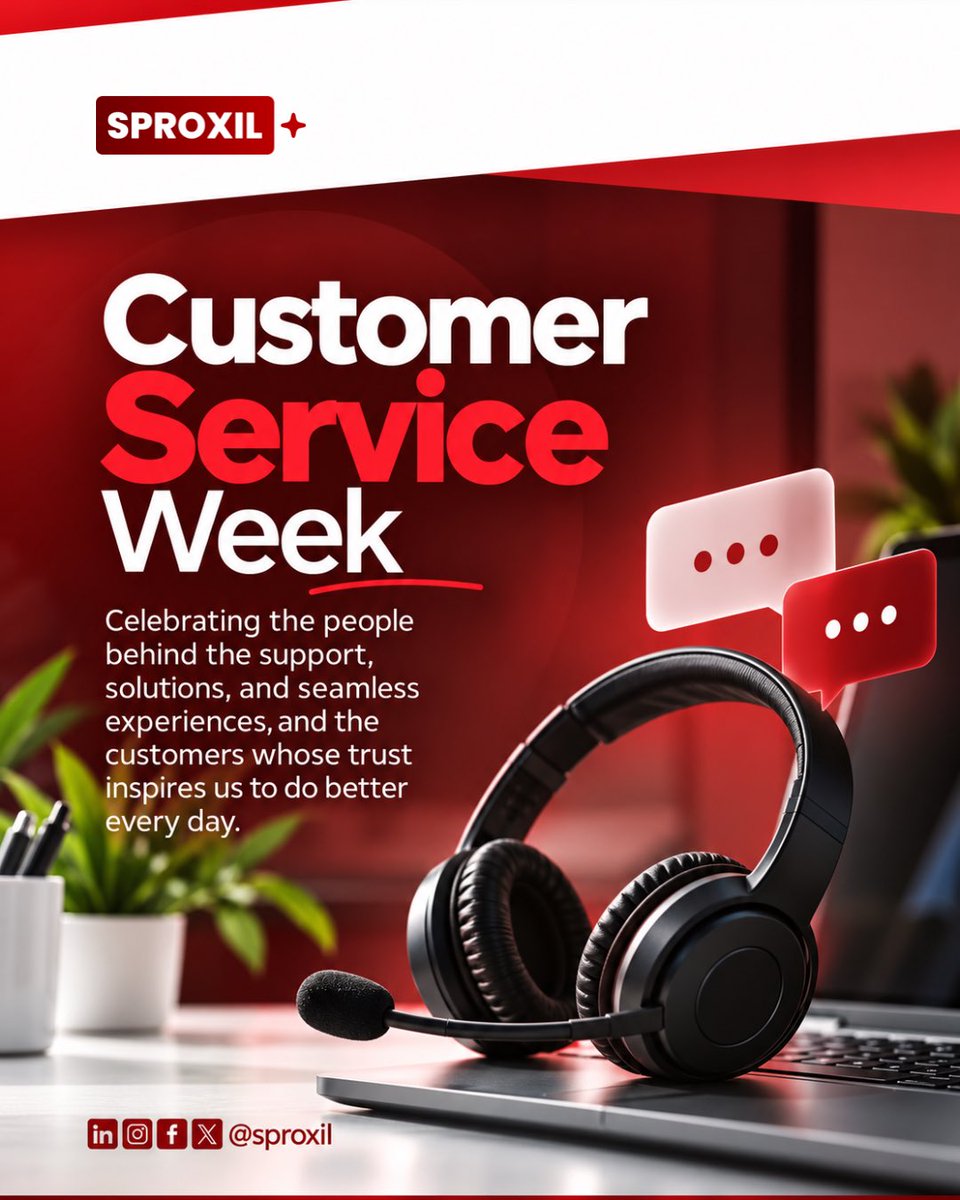 sproxil's tweet photo. Customer service is more than answering questions. It’s about listening closely, solving problems, and making sure people feel supported at every touchpoint. 

This Customer Service Week, we’re celebrating the people who make that possible and, most importantly, the customers who trust us enough to keep coming back.

To our customers: thank you for choosing us, sharing your feedback, and giving us the opportunity to serve you better.

What’s one thing that makes a customer service experience memorable for you? 👇

#CustomerServiceWeek #CustomerExperience #CustomerService #Sproxil #CustomerTrust