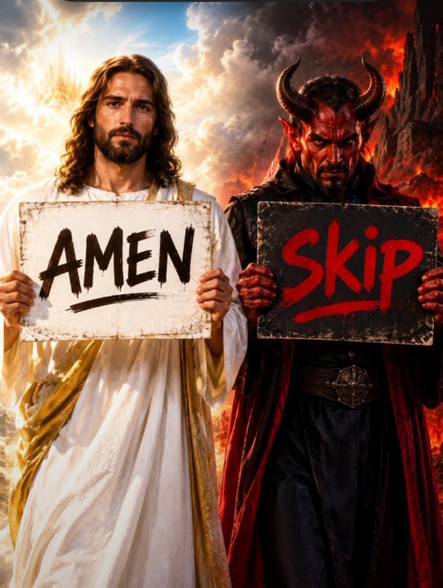 Cath0licP0dcast's tweet photo. Satan is defeated 
Amen 🙏 https://t.co/mI1leEU3qp