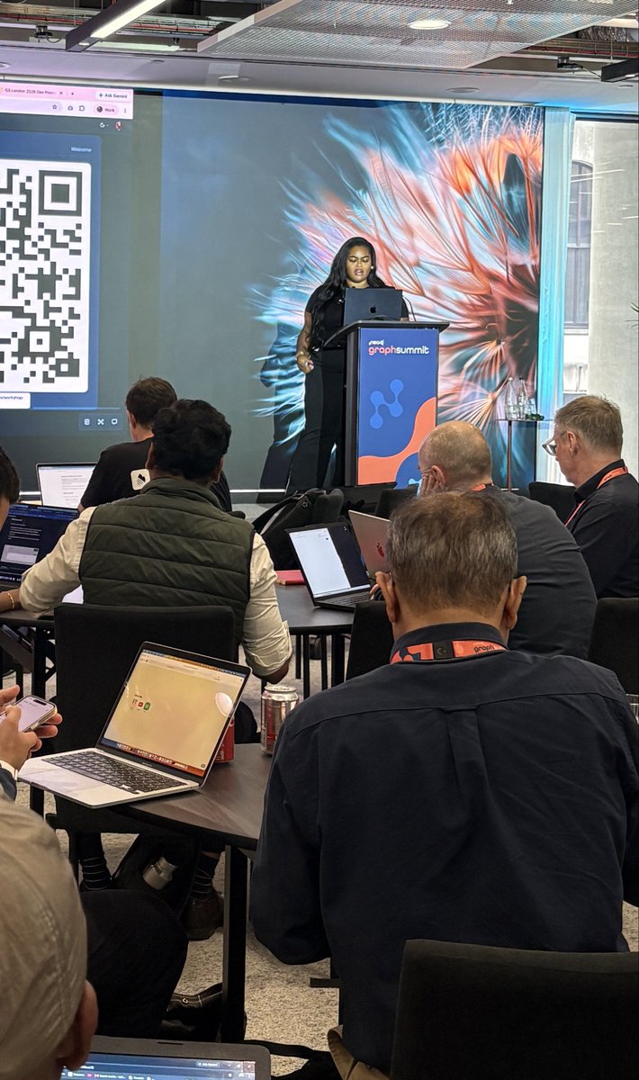 neo4j's tweet photo. Workshop time with Kemi!
About graphs and AI

#GraphSummit https://t.co/2Lt4gdVgWM