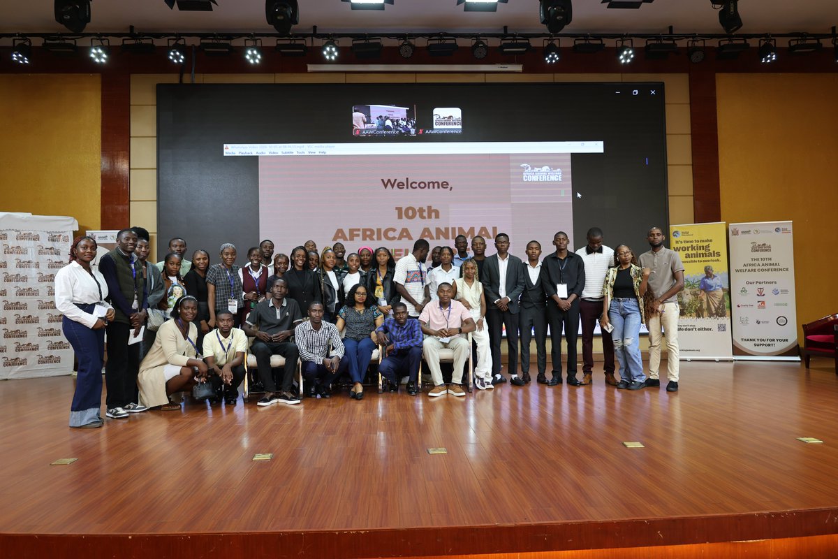 AAWConference's tweet photo. A heartfelt thank you to the National Resources Development College (NRDC)!

We sincerely appreciate the NRDC students who volunteered their time and supported the smooth running of the 10th Africa Animal Welfare Conference (AAWC 2026) in Lusaka, Zambia.

#AAWC2026 #AAWCZambia #AnimalWelfare #ClimateAction #SustainableDevelopment #AAWCLusaka