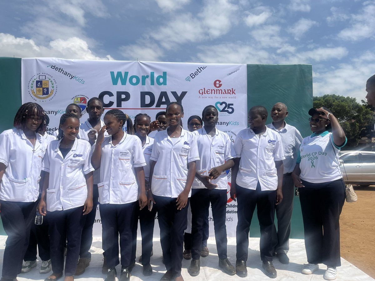 Ugphysiotherapy's tweet photo. PHOTOS

Physiotherapy students from @MbararaUST at today’s World Cerebral Palsy Day Commemoration in Mbarara City. 

#WorldCPDay26 https://t.co/orsxuXsvsW