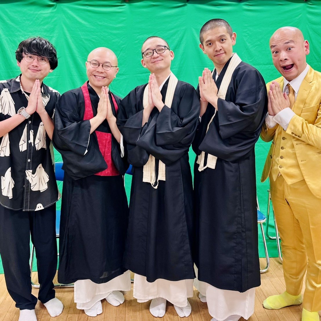 thenamuzu's tweet photo. "禁欲マリカー"ありがとうございました🙏
お坊さん達!?でワチャチャして楽しかったです！！！

謎に人気のある工藤さんと、全くファンがいない築山さんと、とにかく下手な関口さんでした！

また集まりたい🚗💨

✨アーカイブ✨
https://t.co/9Hn4PRwLGZ https://t.co/endGKZdufe