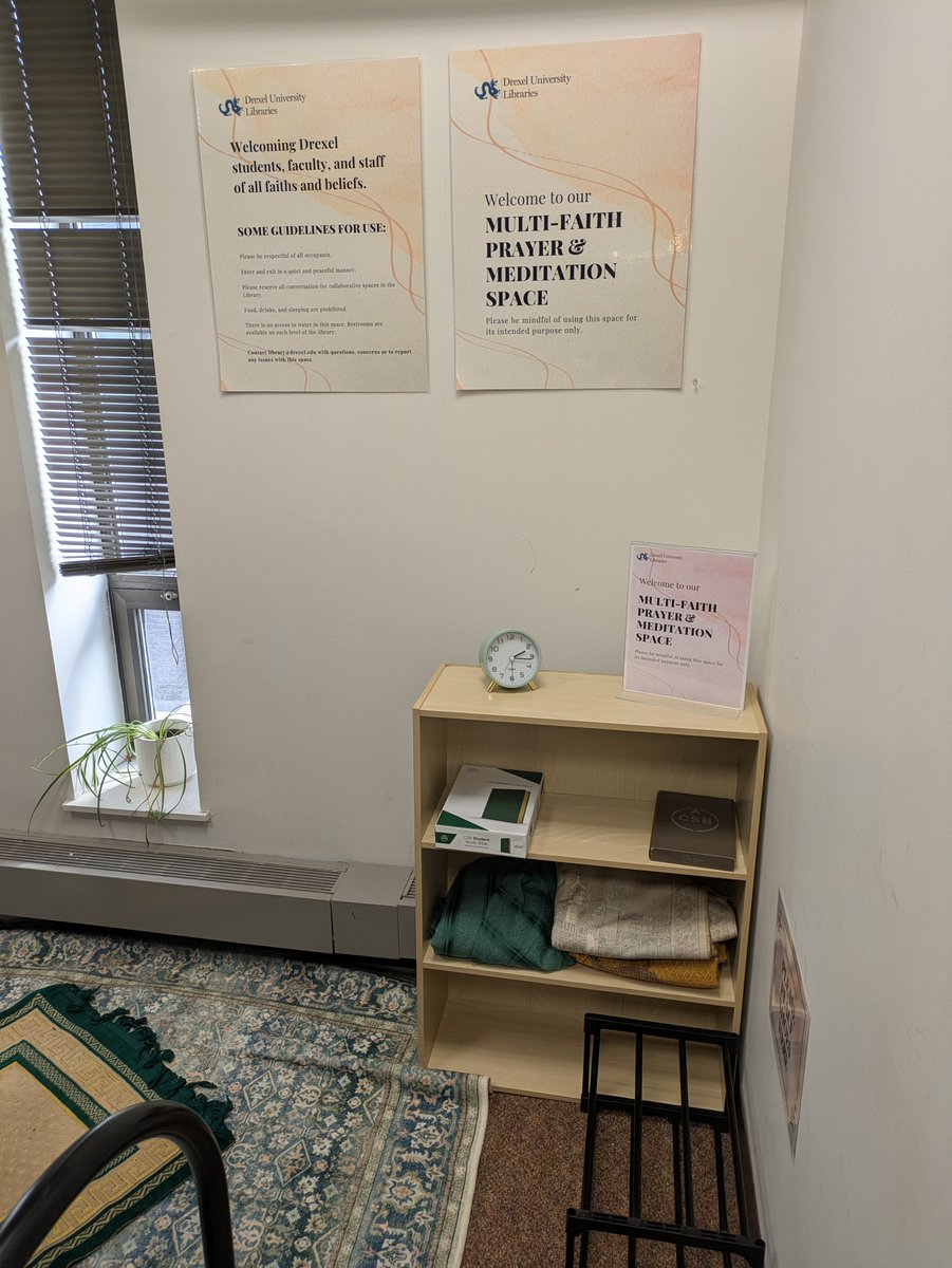 drexellibraries's tweet photo. Connect &amp; experience taking care of your mental health during #Drexel Counseling Center's #WellnessWeek, Oct. 5–9! 💙 Stop by Hagerty Library &amp; spend time in the Serenity Suite, get creative with the Art Cart or meditate in our meditation &amp; prayer space. 
https://t.co/uB7diqtvWg https://t.co/7kthgIuTRy