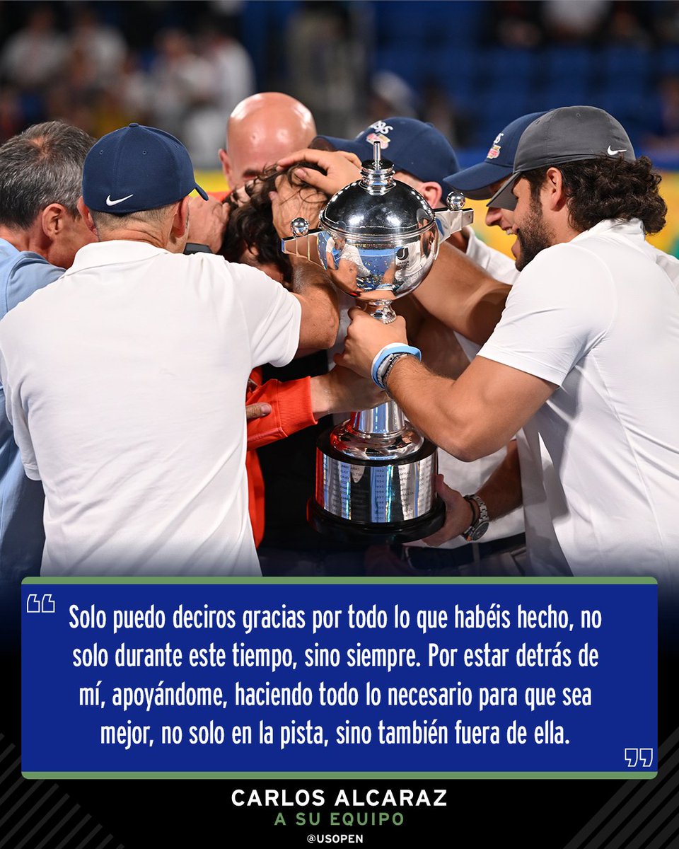 usopen's tweet photo. Agradecido con su gente…ese es Carlitos Alcaraz 🥹💙 https://t.co/WKeG7Ocnp1