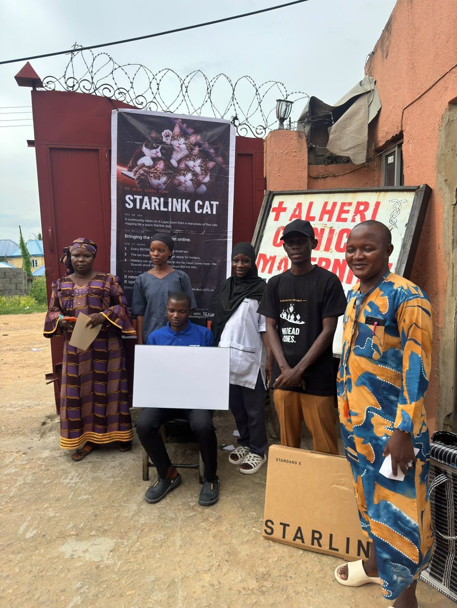AlheriClinic's tweet photo. We are deeply grateful to @starlink_meme  for their generous support to our clinic. Receiving this Starlink equipment is a significant step forward access reliable internet connectivity.

We sincerely appreciate everyone who made this donation possible. (1) https://t.co/AV4pN6rPQF