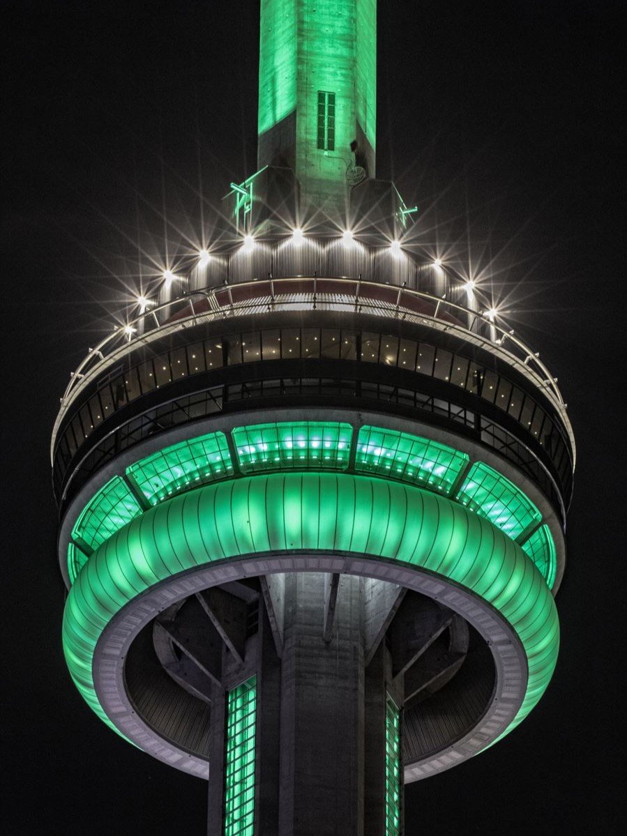 TourCNTower's tweet photo. Tonight the #CNTower will also be lit green for World Cerebral Palsy Day
Ce soir, la #TourCN sera également illuminée en vert pour la Journée mondiale de la paralysie cérébrale https://t.co/18i9bb9HfP