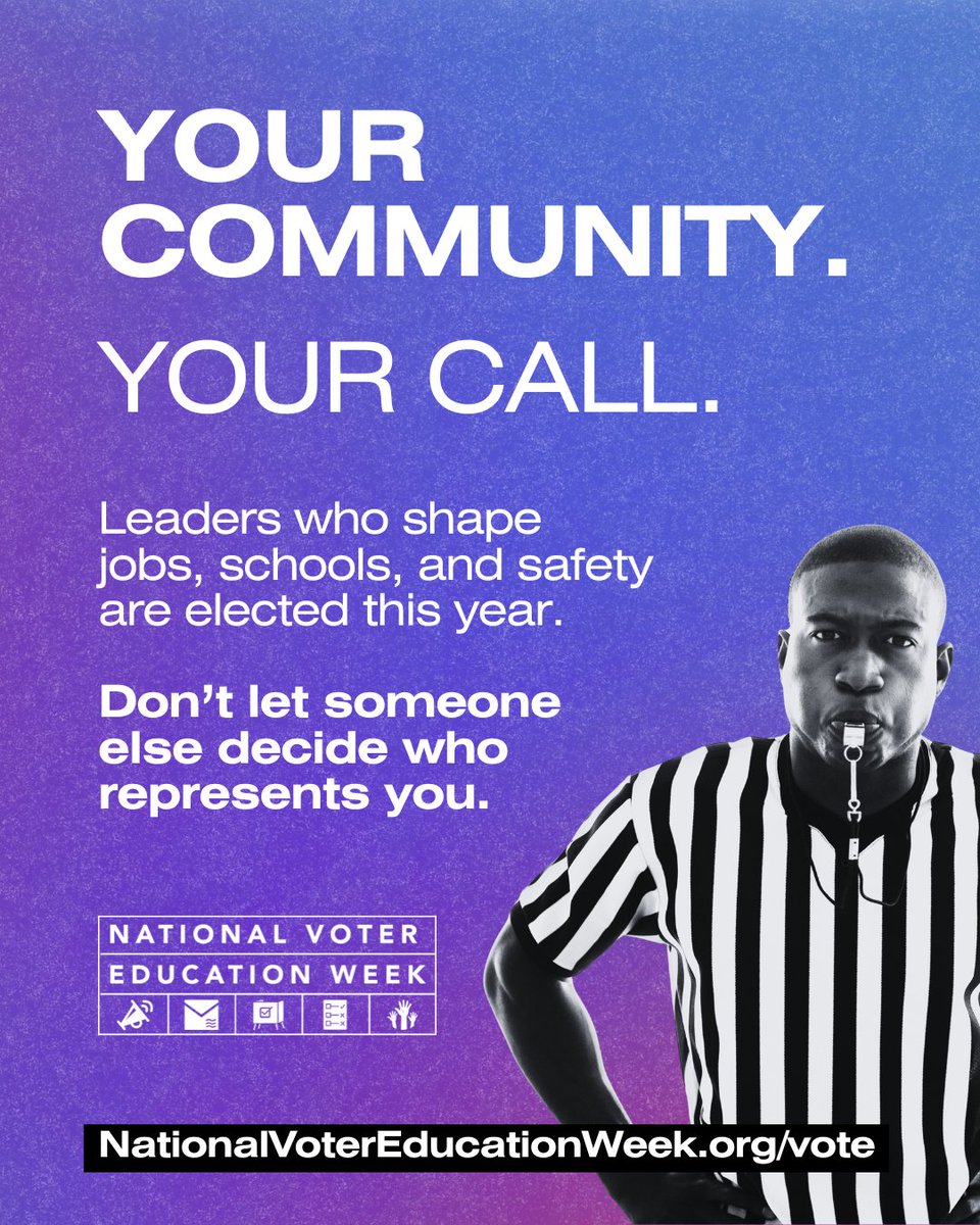CapitalAreaCAN's tweet photo. October 5-9 is National Voter Education Week! Don’t let others decide for you; Advocate for yourself and your community.

🔗 Registered?: https://t.co/gV72ln5tcd
🔗 What’s on the ballot?: https://t.co/1bqmiCPWpn
🔗 https://t.co/IPODnpgZU9 @natlvoteredweek 

#VoteReady https://t.co/9JGV5pdTjT