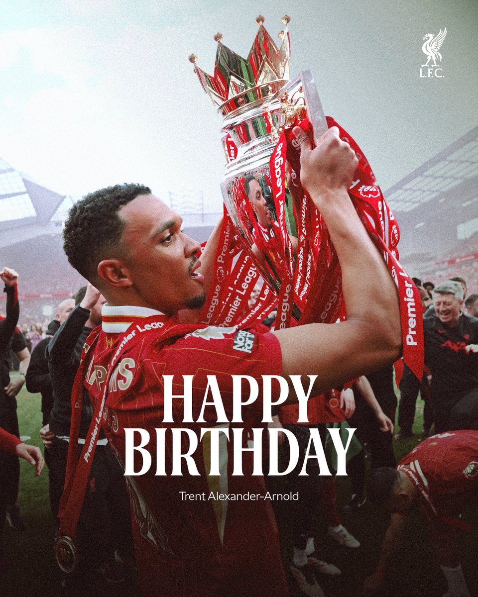 LFC's tweet photo. Happy birthday, Trent 🎉 https://t.co/CTNmCt5qVA