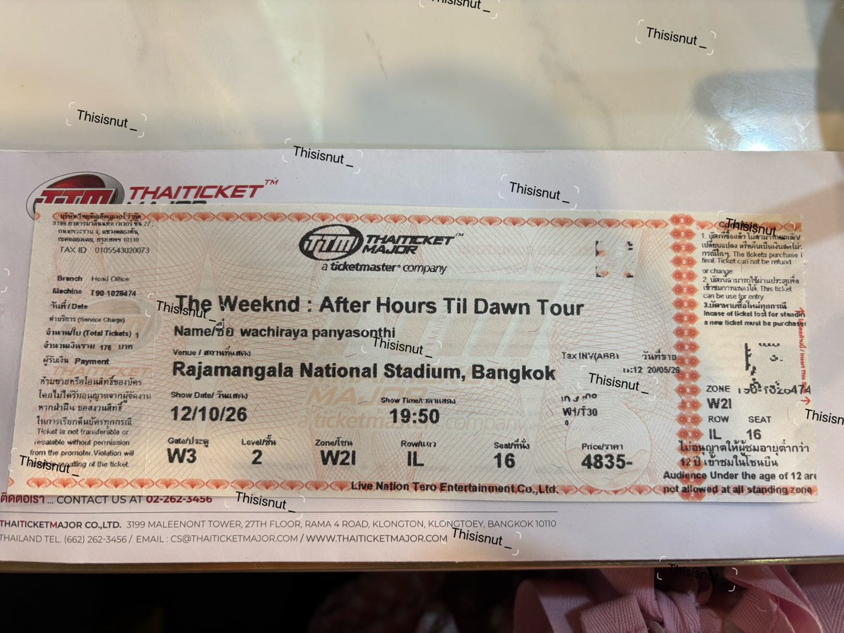 thisisnut_'s tweet photo. ปล่อยต่อ บัตรวันที่ 12 Oct  โซนW2I 3,500 ลดสุดๆ รบกวนไม่ต่อราคาเเล้วนะค้าบ🥹

นัดรับจ่ายสดตามBTSสายสีเขียว 

สอบถามเพิ่มเติม Dm ka

 #AfterHoursTilDawnTourBKK https://t.co/mXRiRlqXxD