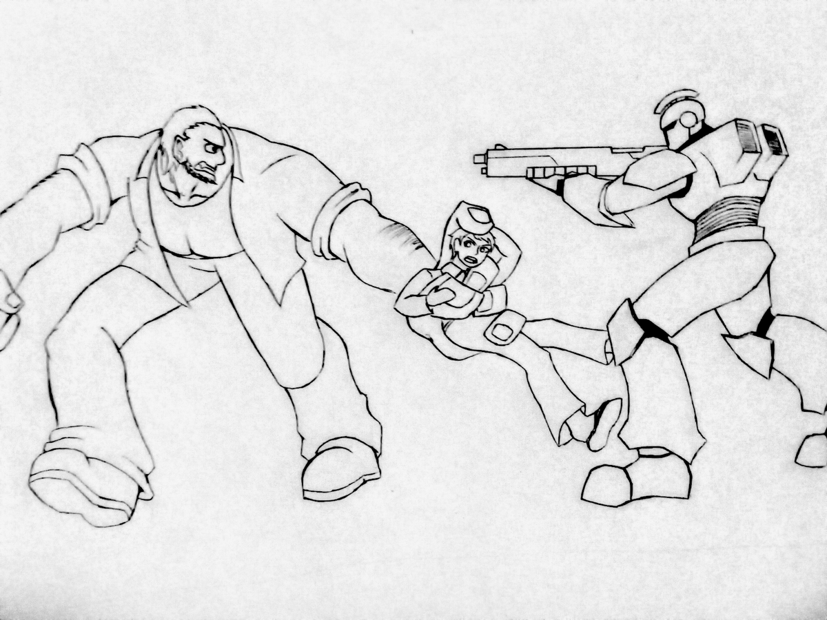 _immortalPizza's tweet photo. Inktober day 6 - Ogre

I've heard of ogre before but don't really know what it actually means so I had to look it up, and I was like nah they won't beat nukes

#inktober2026 #inktober https://t.co/L5A1NqeWeb