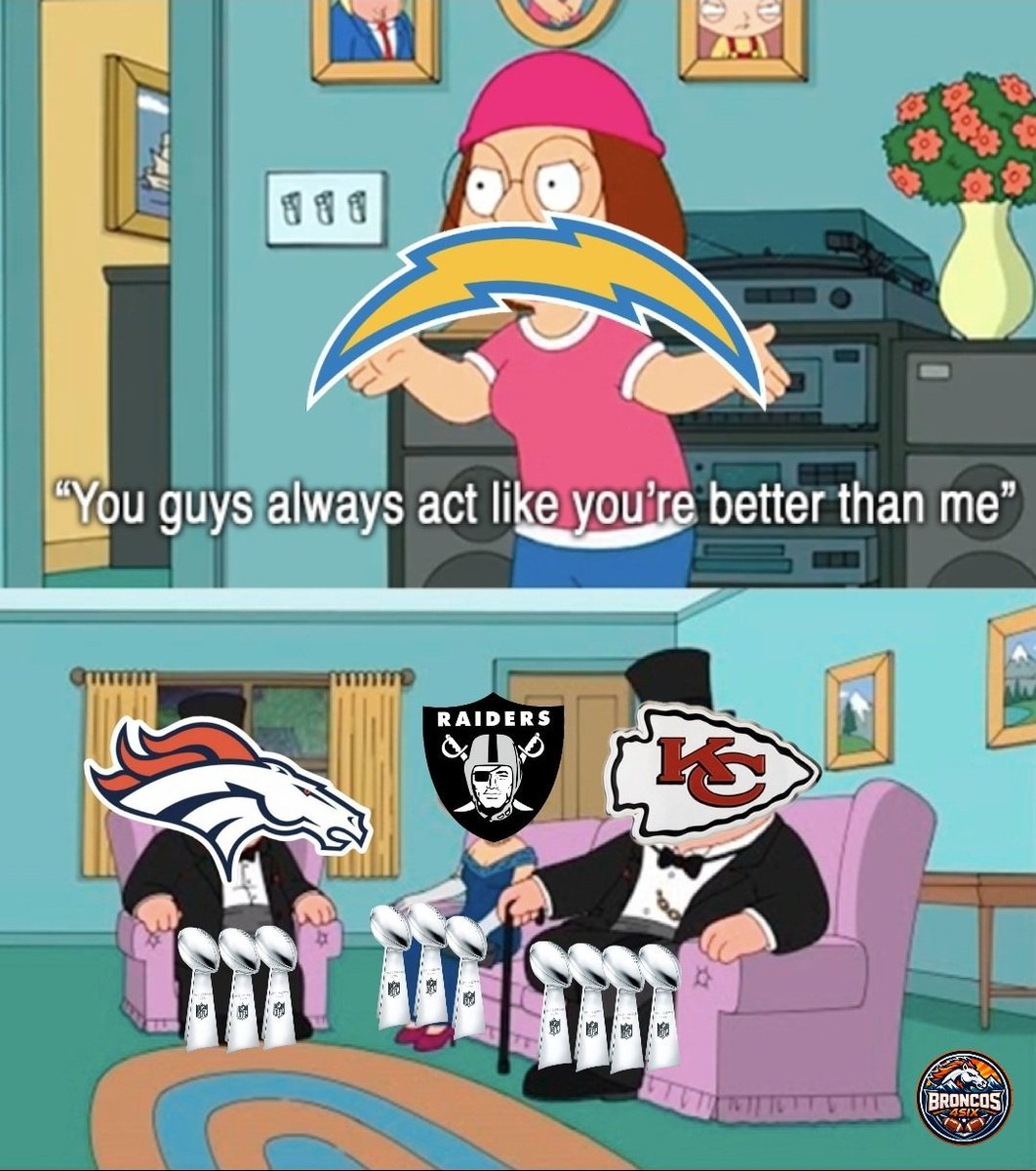 Broncos4six's tweet photo. Its officially Chargers week!!! 😈🤡 https://t.co/Kb39vfhyux