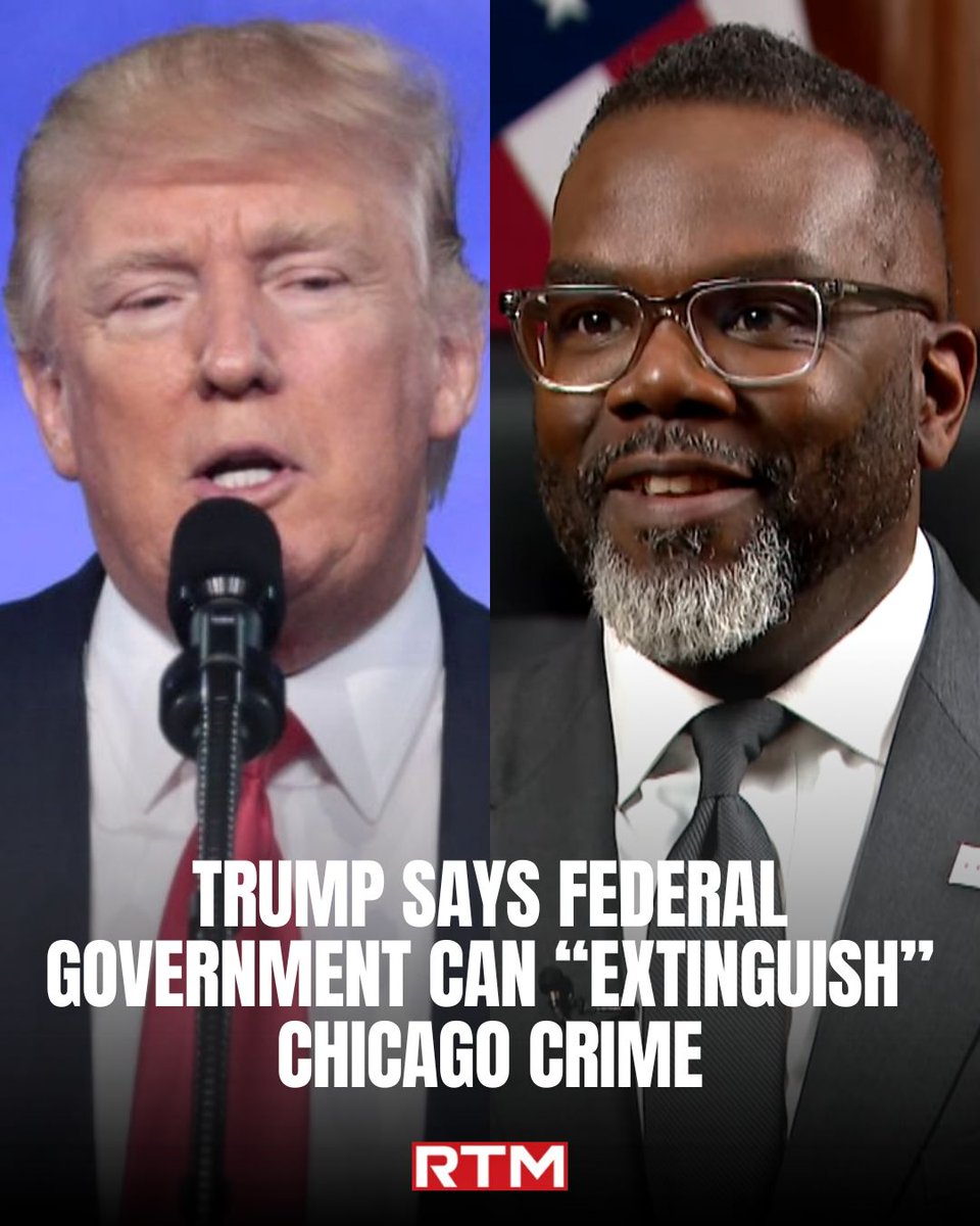 ResisttheMS's tweet photo. President Trump says the federal government could "extinguish" Chicago's crime problem "quickly and completely," but only if the city or state asks for help. 

The president went off at Chicago Mayor Brandon Johnson and Illinois Gov. JB Pritzker for not requesting federal assistance by now.

"What is wrong with them? Why aren't they asking? TIME IS OF THE ESSENCE!" Trump wrote on Truth Social.