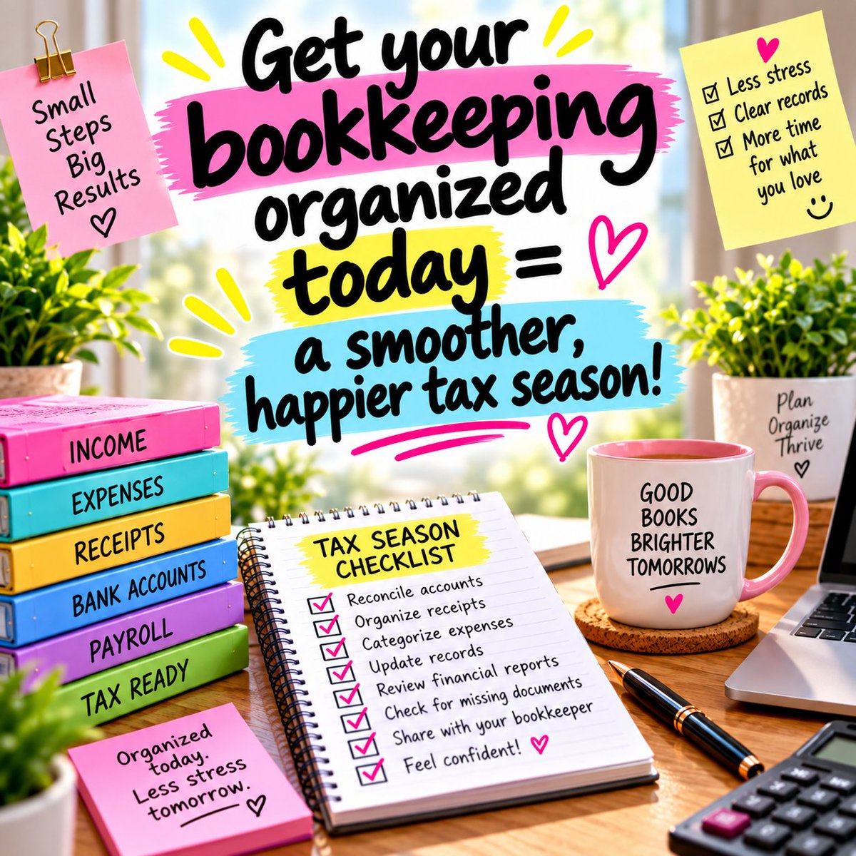 shillingbooks's tweet photo. Get Your Bookkeeping Organized Today = A Smoother, Happier Tax Season!

#Bookkeeping #TaxPlanning #OrganizedBooks #TaxPreparation https://t.co/BaGLJ80QGG