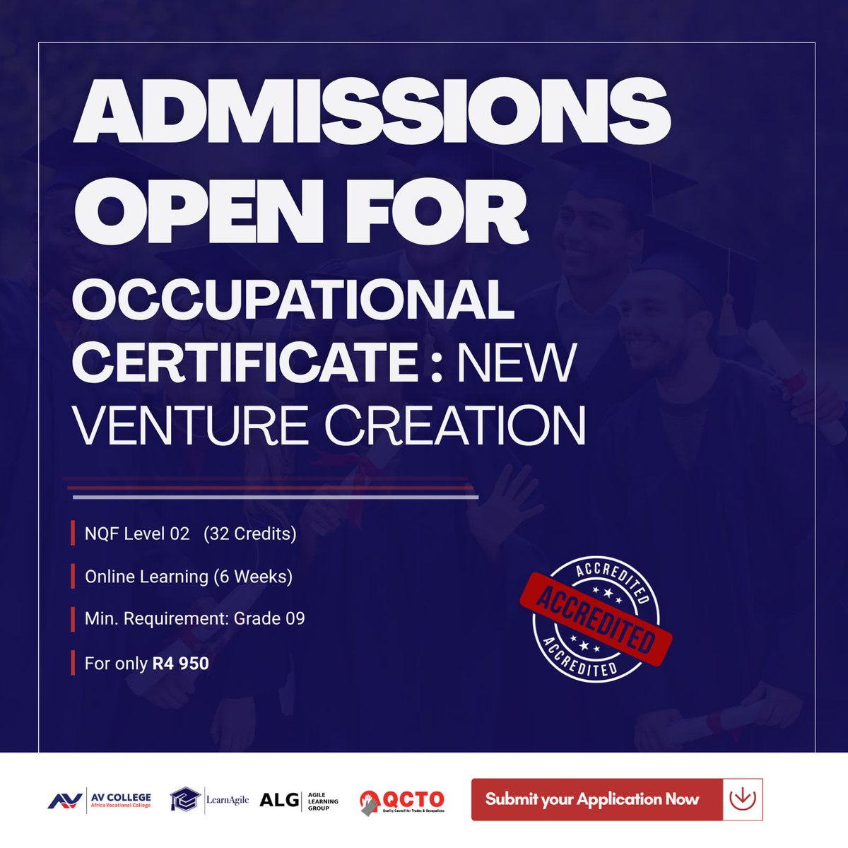 _AVCOLLEGE's tweet photo. Your business idea deserves more than just a plan - it needs SKILLS.

Enrol now: https://t.co/xwNXx8xXDt

#AVCollege #NewVentureCreation #OccupationalCertificate #QCTO  #SmallBusinessSA  #OnlineCourses https://t.co/vwdEh56sw8