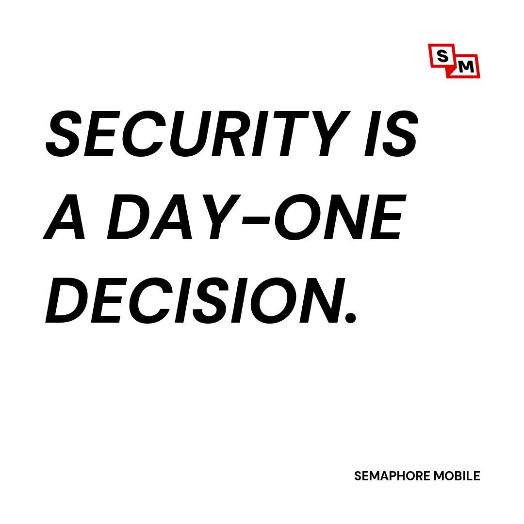 SemaphoreMobile's tweet photo. Your enterprise prospect just asked: 'How do you protect our data?' If you can't answer that cold, you're losing the deal. Security isn't a late-stage checkbox. It's the reason the contract gets signed. #AppDevelopment #StartupGrowth #CyberSecurity https://t.co/ECGunDQiBH