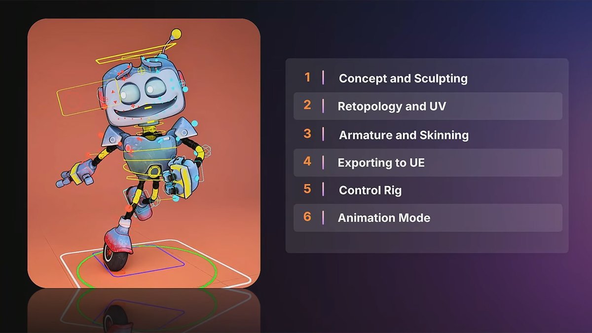 UnrealEngine's tweet photo. At this year's Blender Conference, attendees were treated to Stéphane Biava's talk entitled: 'Connecting Blender and Unreal Engine: A Full Character Creation Workflow'🏃

Now, it's available on Blender's YouTube in full, in case you weren't there to see it yourself! Get insights on the full process of modern character creation using Blender's flexibility and Unreal Engine's animation tools: https://t.co/h0h25x2urZ