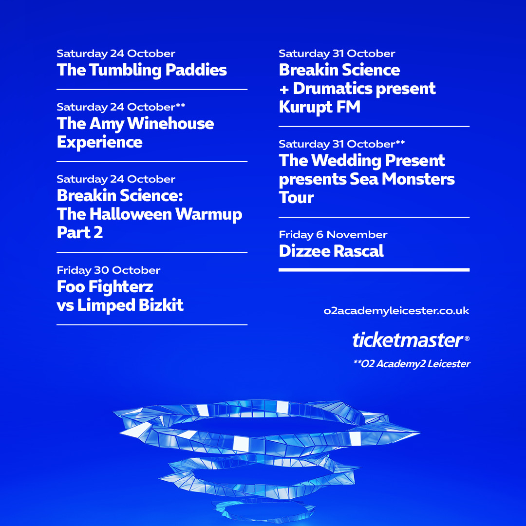O2AcademyLeic's tweet photo. Yes Leicester! Lots of fabulous entertainment lined up for you! Who are you excited to see? https://t.co/XDNRUTtwFZ