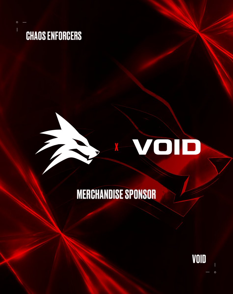 chaosenforcers's tweet photo. CHAOS ENFORCERS × VOID

Rekabetin ruhu, VOID kültürüyle buluşuyor @voidtrcom

Kimliğimizi taşıyan, duruşumuzu yansıtan yeni bir adım atıyoruz. Merchandise sponsorluğumuz kapsamında VOID ile güçlerimizi birleştirdiğimizi duyurmaktan mutluluk duyuyoruz. https://t.co/6MwGjlNUFL