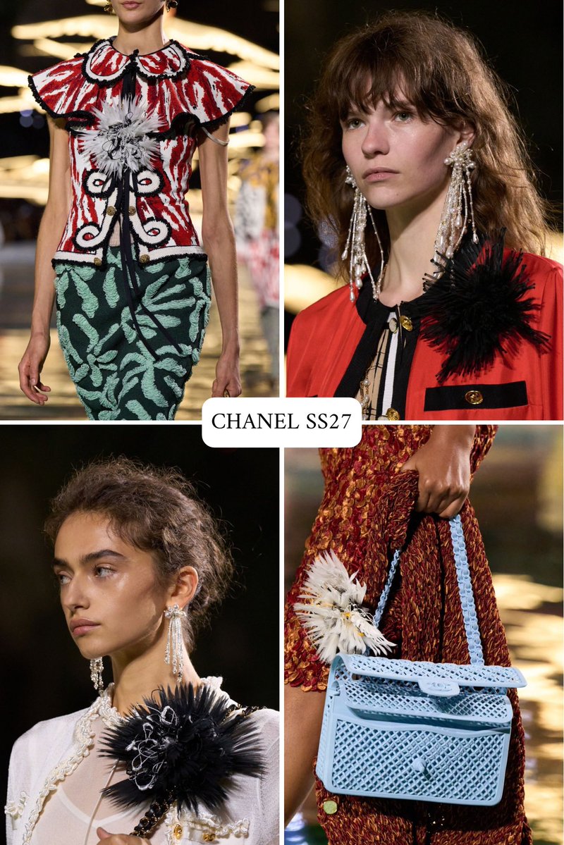 saidoon_fa's tweet photo. ✨🕊️🪶 CHANEL ACCESSORIES 

واصلت الإكسسوارات لعبة الماضي والحاضر؛ حقائب flap جديدة، وحقائب Cloud، إلى جانب birdcage minaudière تحمل طيورًا تبدو وكأنها تحررت منها.

حتى الإكسسوارات هنا أصبحت جزءًا من قصة الحرية والحركة. https://t.co/0kaROyPojK