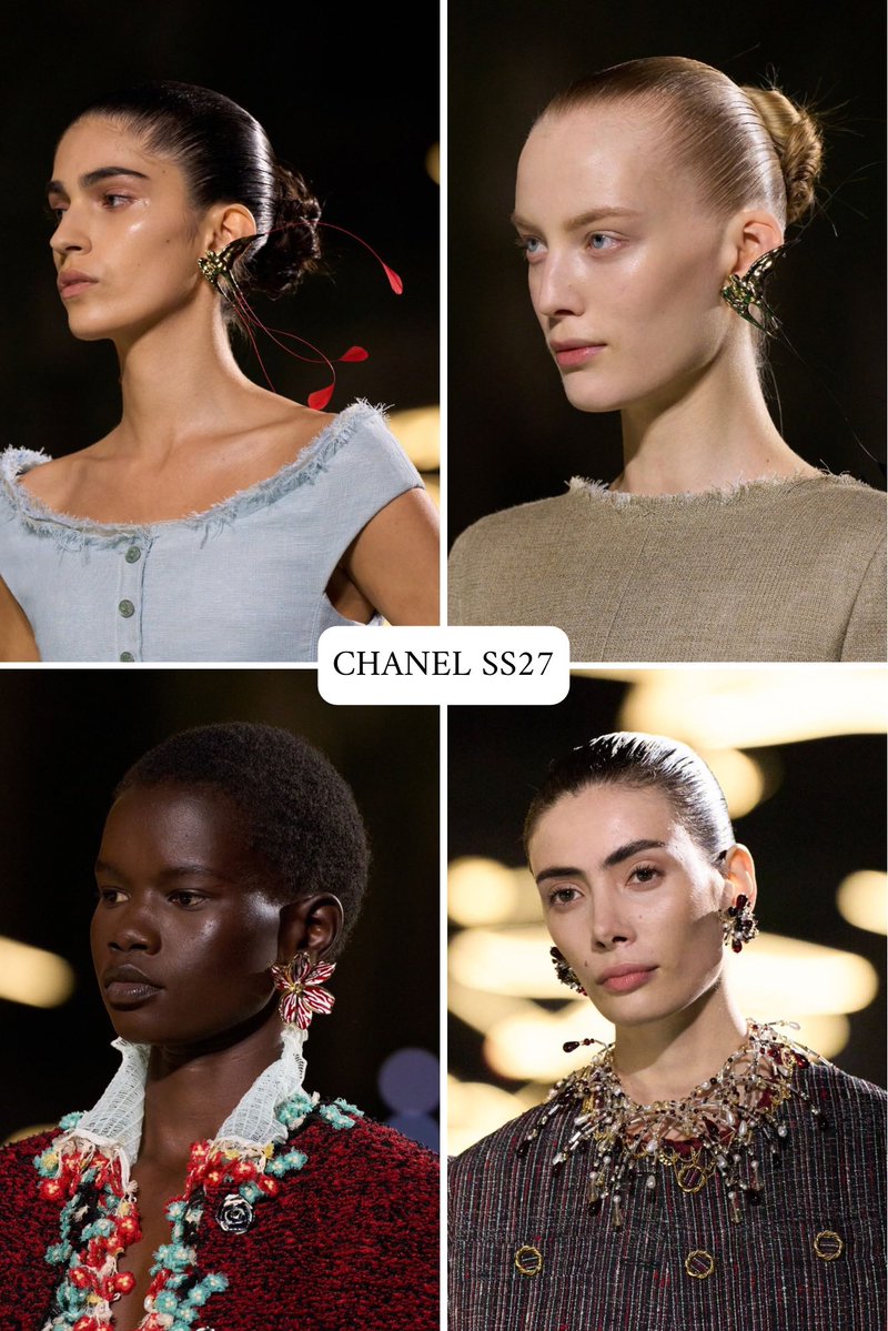 saidoon_fa's tweet photo. ✨🕊️🪶 CHANEL ACCESSORIES 

واصلت الإكسسوارات لعبة الماضي والحاضر؛ حقائب flap جديدة، وحقائب Cloud، إلى جانب birdcage minaudière تحمل طيورًا تبدو وكأنها تحررت منها.

حتى الإكسسوارات هنا أصبحت جزءًا من قصة الحرية والحركة. https://t.co/0kaROyPojK