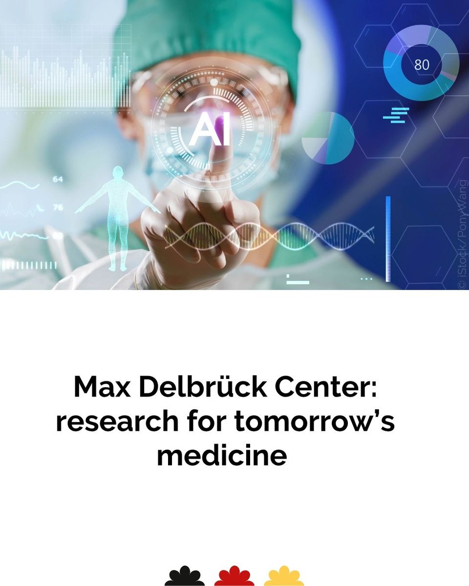 ResearchGermany's tweet photo. 🔬 Want your research to shape the future of medicine? The Max Delbrück Center for Molecular Medicine brings together scientists working on cell-based medicine, molecular therapies, immunology, AI and single-cell research. 👉 https://t.co/qkmuJUqesO https://t.co/aeZxJHaiea