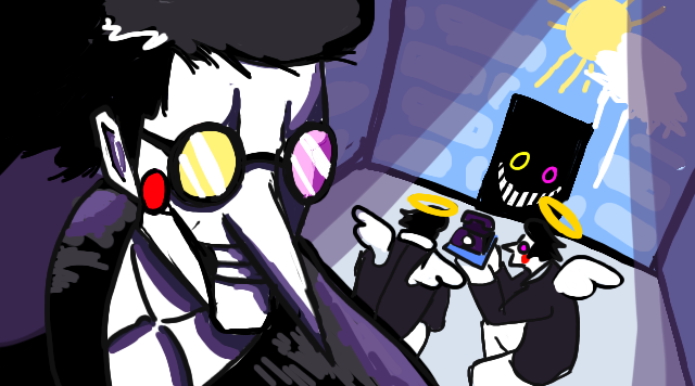 WillnotcallitX's tweet photo. Stupid spamton art I drew based on that one scene of Re-Destro where it looks like a "Phineas and Ferb episode on a different art style" parody https://t.co/PMPD3c1oMH