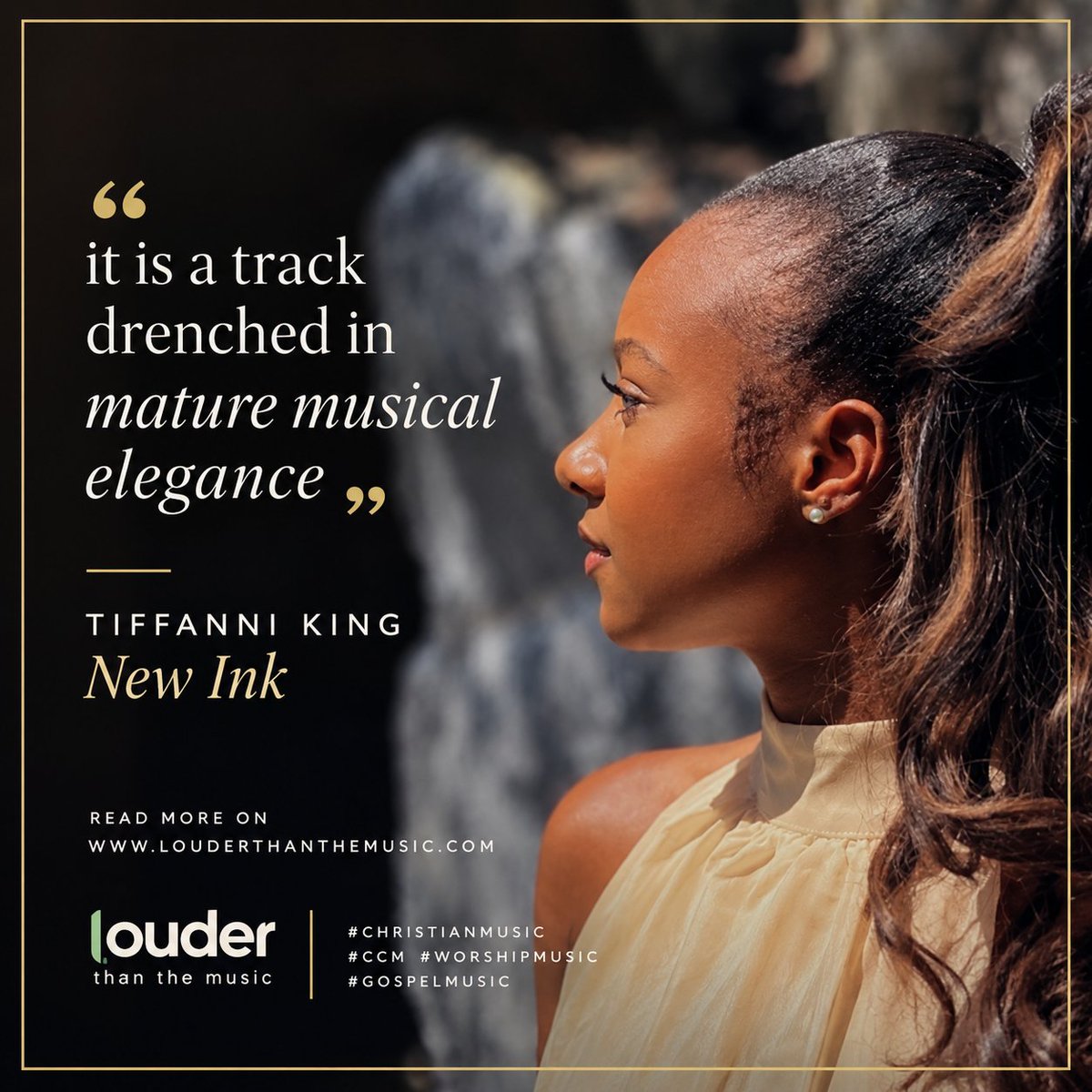 lttmofficial's tweet photo. ✨LTTM REVIEW | TIFFANNI KING – NEW INK ✨
🎵 “It is a track drenched in mature musical elegance.”
Read the full LTTM review at https://t.co/Egn2eVLtVq
#ChristianMusic #CCM #WorshipMusic #GospelMusic #TiffanniKing #NewInk #LTTM #ChristianMusicReview https://t.co/Ho9gvlzkfr