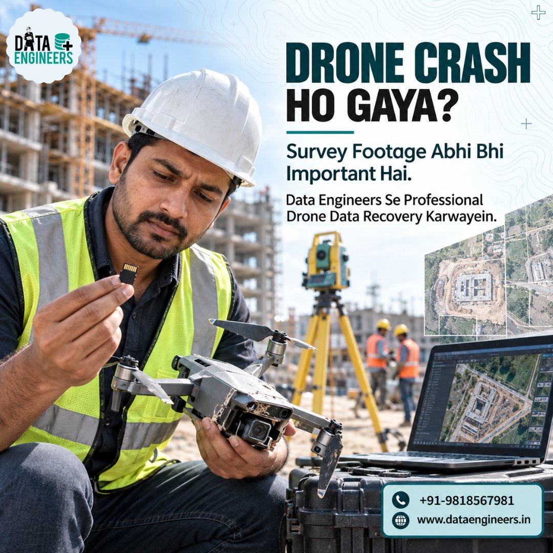 data_engineers's tweet photo. 🔬 DATA ENGINEERS — PROFESSIONAL DRONE DATA RECOVERY

📞 +91-981-856-7981
 🌐 https://t.co/QAaPwZmt7R

#DroneDataRecovery #DroneRecovery #DroneFootageRecovery #DroneCrash #MemoryCardRecovery #SDCardRecovery #VideoRecovery #PhotoRecovery #DataRecovery #DataRecoveryServices https://t.co/F85W9zV62z