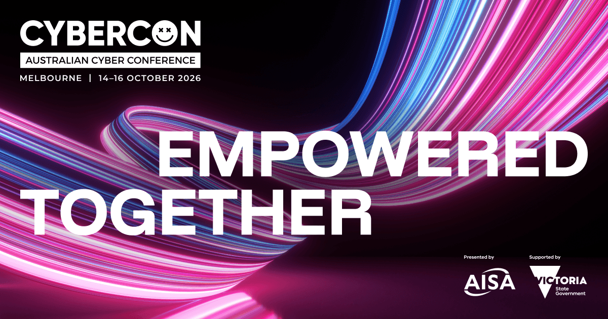ISC2APAC's tweet photo. Join us at #AISA #CyberCon Melbourne (Oct 14-16)!

Visit Booth 115 to connect with our team, explore cybersecurity certifications, and collect your 2026 ISC2 member pin. 

See you there: https://t.co/ZqpilWFX2k https://t.co/BUVKIBHIVN