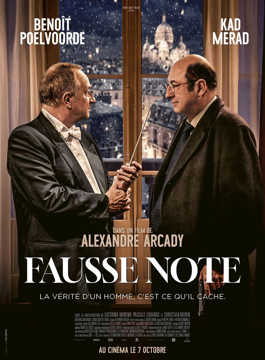blog_bazart's tweet photo. #CONCOURS : 5 X2 places à gagner pour voir FAUSSE NOTE réalisé par Alexandre Arcady, avec Benoît Poelvoorde et Kad Merad, à voir au cinéma à partir de ce mercredi 7 octobre- BA https://t.co/qXMQF9CaNm pour participer Follow + RT @blog_bazart .. Fin du concours : le 11/10... https://t.co/0QLhV6TlH3