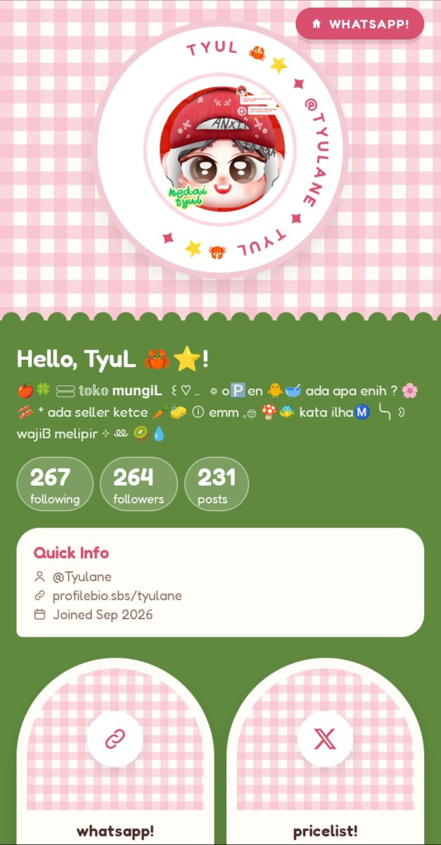 Tyulane's tweet photo. BIG THANKS TO KAK STARLA 😭🤏🏻 ini nyimut sekaliii aaaaa, design tampilan web nya gokil, dan warnanya lucuuu!!! kalian harus coba juga gusy 😫🤏🏻⭐ https://t.co/5elPP5N9ik