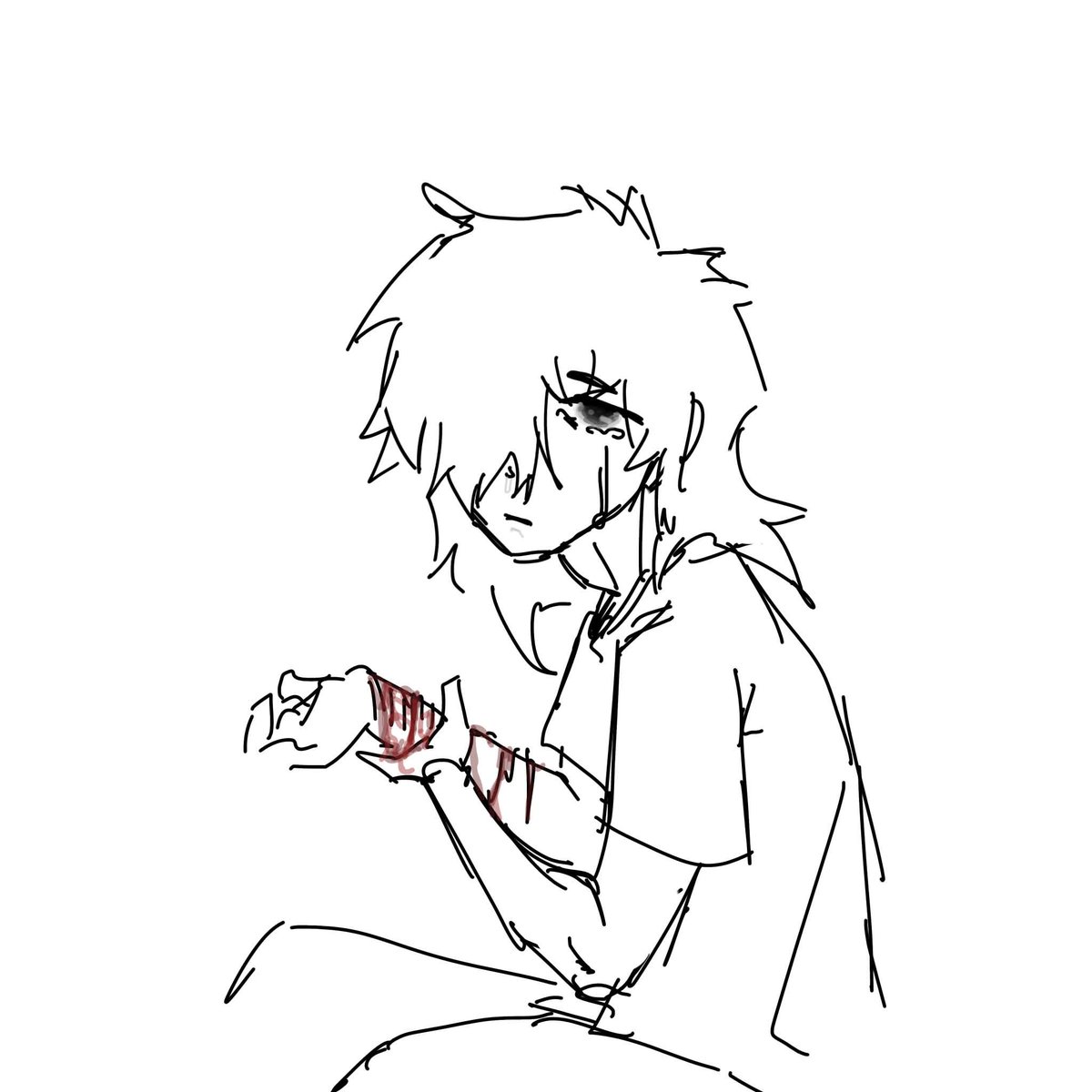 Bitem3Artsy's tweet photo. Vent art cuz I hate myself https://t.co/FyOMqL3ZHe